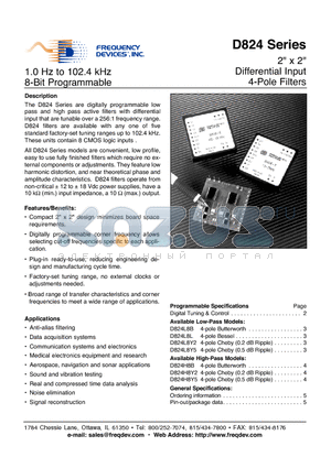 D824H8B datasheet - 2