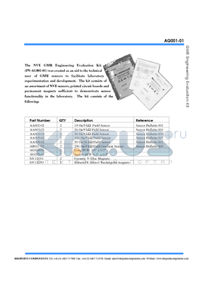 AA003-02 datasheet - AA and AB-Series Analog Sensors