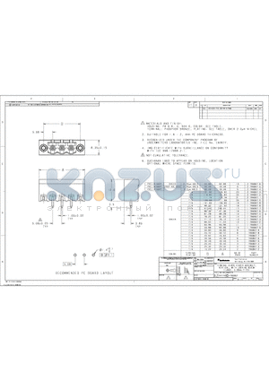 796867-8 datasheet - TERMINAL BLOCK HEADER ASSEMBLY, VERTICAL WITH LOCKING SCREW FLANGE, 5.08mm PITCH