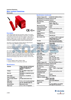440N-C02079 datasheet - Non contact Switches