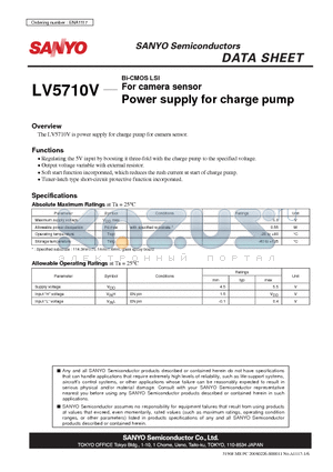 ENA1117 datasheet - Bi-CMOS LSI For camera sensor Power supply for charge pump