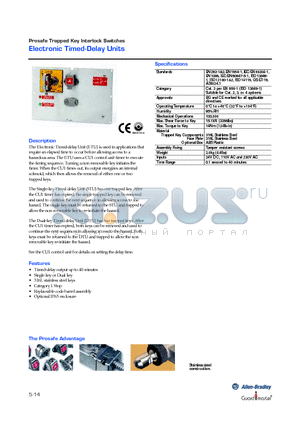 440T-MDTUE10 datasheet - Electronic Timed-Delay Units