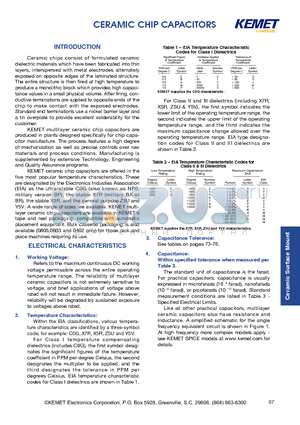 C0805N13031G4C datasheet - CERAMIC CHIP CAPACITORS