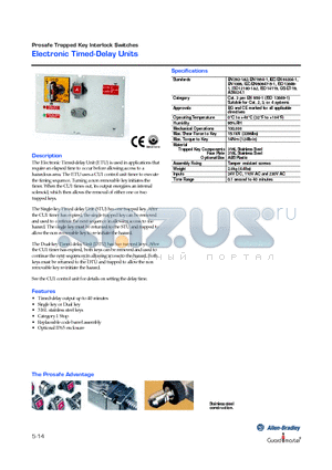 440T-MSTUE33 datasheet - Electronic Timed-Delay Units