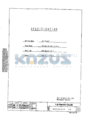 ENE241D-20A datasheet - ZTRAP