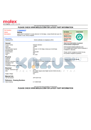 APP-ESR-PCIE datasheet - applicom PCIE2000ETH Combo Ethernet 10/100 Mbps  Serial RS485/422 card, PCI Express 1x bus