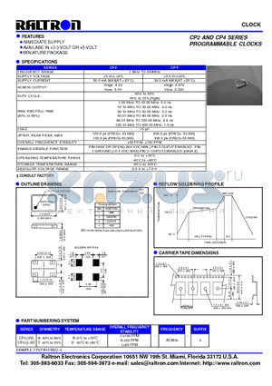 CO2TVH datasheet - CLOCK