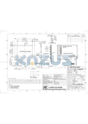 COG-C286FVJ-01 datasheet - MODULE SPEC