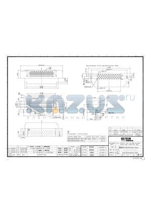 800285MR050S106PU datasheet - 0.8m/m Pitch CD-ROM Connector Center Height 4.30mm Dip Type