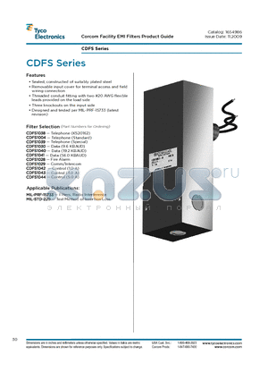 CDFS1038 datasheet - CDFS Series
