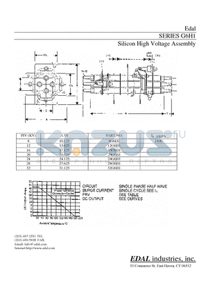 16G6H1 datasheet - Silicon High Voltage Assembly