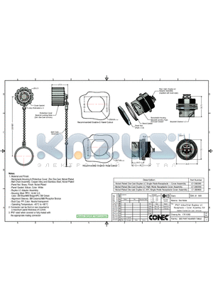 17-300390 datasheet - IP67 Industrial Duplex LC Receptacle  Cover Assembly Kit