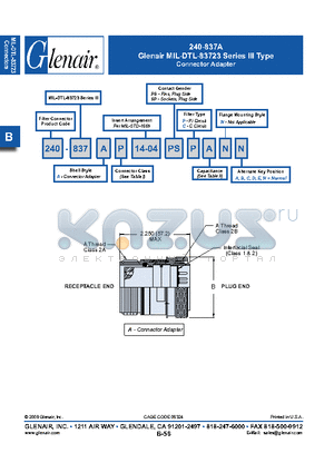 240-837-AM14-04SP datasheet - Connector Adapter