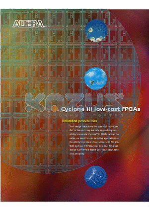 EP3C25E144I7 datasheet - Cyclone III low-cost FPGAs