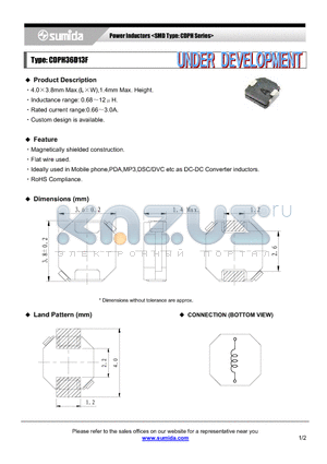 CDPH36D13F datasheet - Power Inductors