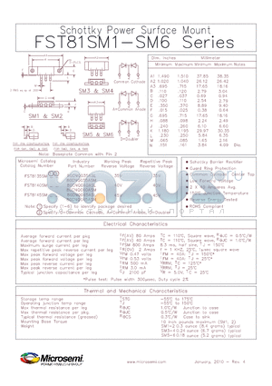 80CNQ045ASM datasheet - Schottky Power Surface Mount