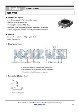 CP-4LBMW datasheet - IFT Coils