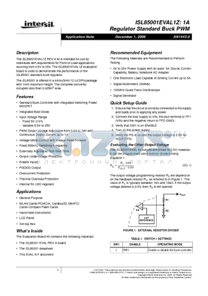 C1608X7R1H104K-T datasheet - 1A Regulator Standard Buck PWM