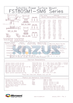 81CNQ045ASL datasheet - Schottky Power Surface Mount