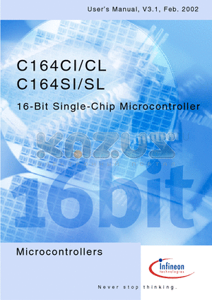 C164CL datasheet - 16-Bit Single-Chip Microcontroller