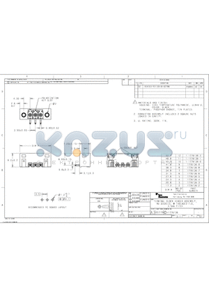 1776136-3 datasheet - TERMINAL BLOCK HEADER ASSEMBLY, 90 DEGREES, CLOSED ENDS, 3.5mm PITCH