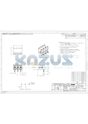 1776140-2 datasheet - TERMINAL BLOCK HEADER ASSEMBLY, 90 DEGREE, OPEN ENDS, STACKING  5.00mm PITCH