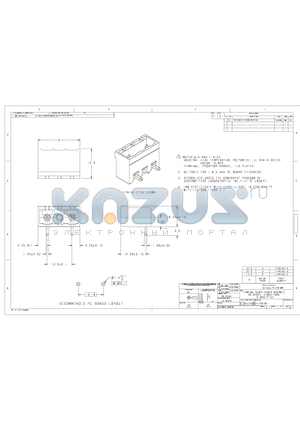 1776162-2 datasheet - TERMINAL BLOCK HEADER ASSEMBLY, 90 DEGREE, CLOSED ENDS, 10.00mm PITCH