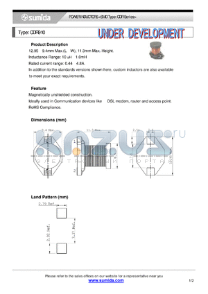 CDR910NP-331MC datasheet - POWER INDUCTORS