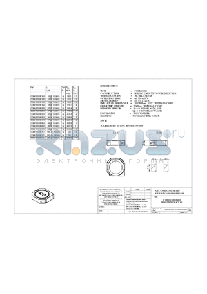 CDRH103R-270 datasheet - CDRH103R SMD POWER INDUCTOR