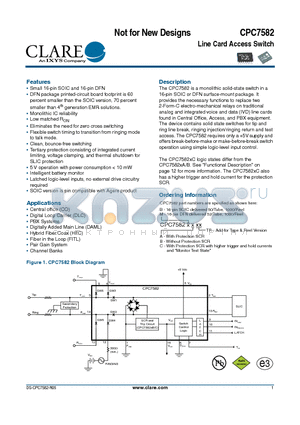 CPC7582MATR datasheet - Line Card Access Switch