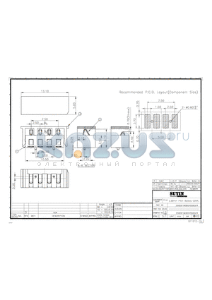 250001MB004XX00XX datasheet - 2.50mm Pitch Battery CONN