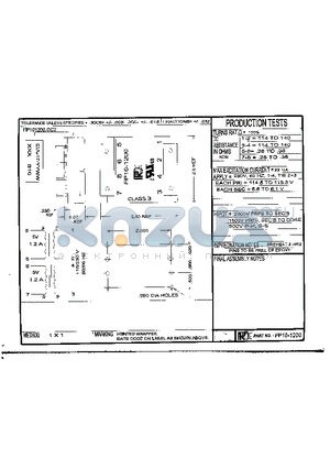 FP10-1200 datasheet - FP10-1200