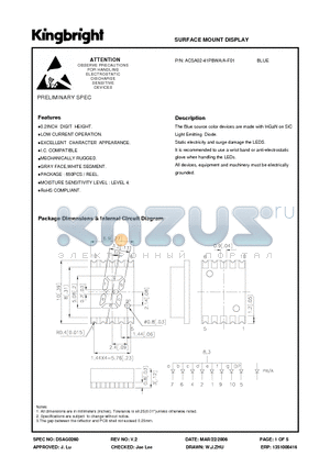 ACSA02-41PBWA datasheet - ACSA02-41PBWA/A-F01