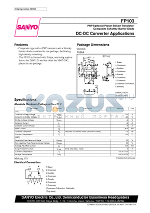 FP103 datasheet - DC-DC Converter Applications