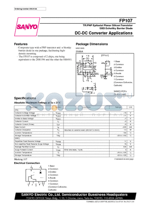 FP107 datasheet - DC-DC Converter Applications