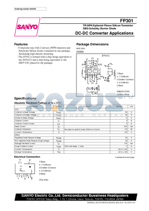 FP301 datasheet - DC-DC Converter Applications