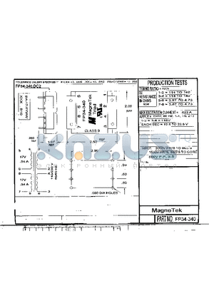 FP34-340 datasheet - FP34-340