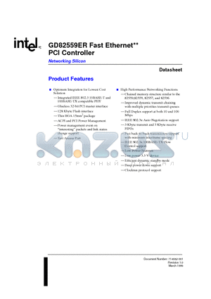 82559ER datasheet - PCI Controller