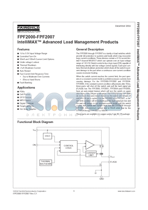 FPF2003 datasheet - IntelliMAX Advanced Load Management Products