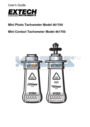 461700 datasheet - Mini Photo Tachometer