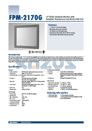 FPM-2170G datasheet - 17