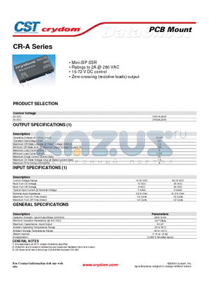 CR02A-2240 datasheet - PCB Mount