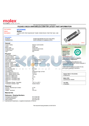 47322-0002 datasheet - 1.00mm (.039