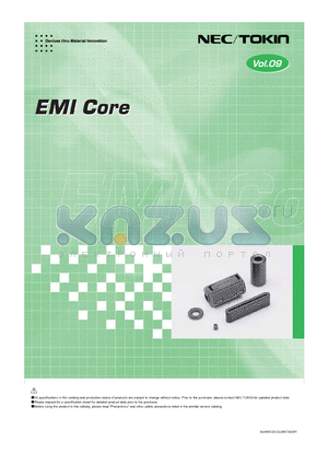 ESD-FPL-18-6 datasheet - EMI Core