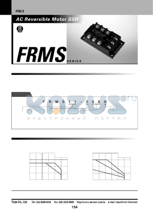 FRMS01-205H datasheet - AC Reversible Motor SSR