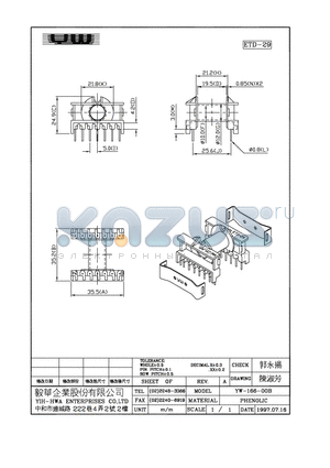 ETD-29 datasheet - ETD29