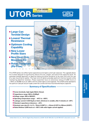 ETOR451CTN272ME92M datasheet - Screw Terminals