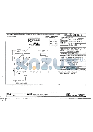 FS12-200 datasheet - FS12-200