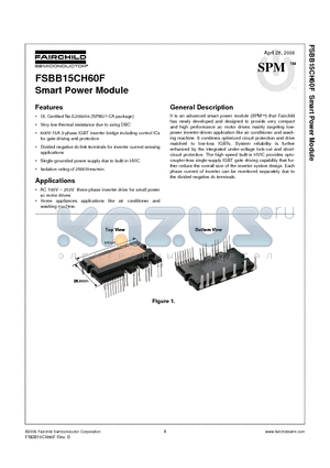 FSBB15CH60F datasheet - Smart Power Module