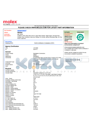 85003-9007 datasheet - 2.54mm (.100